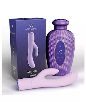Lola Milani Mystique Rabbit W/orchid Bottle - Lilac