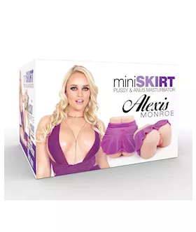 Alexis Monroe Mini Skirt Pussy & Ass Masturbator