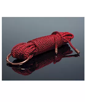 Pleasure Collection Silky Smooth Rope - Red/rose Gold