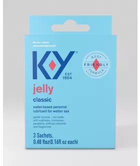 K-y Water Based Jelly Lube - Pack Of 3 Satchet