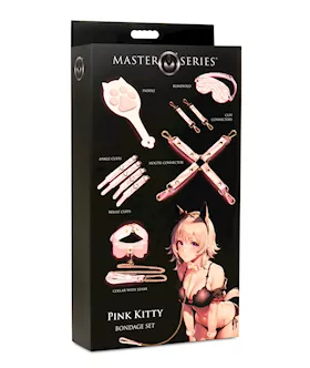Master Series Tiger Kitty Bondage Set - Pink