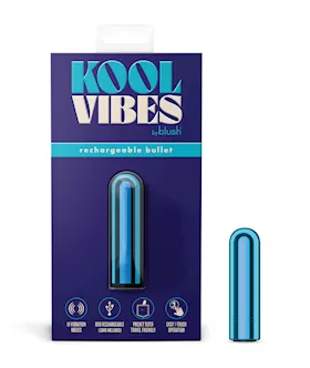 Blush Kool Vibes Mini Rechargeable Bullet - Blueberry