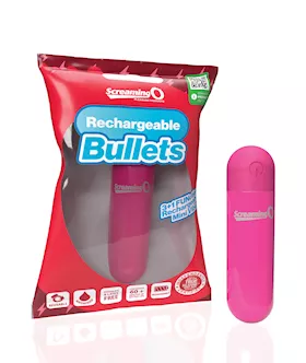 Screaming O Rechargeable Bullets - Pink