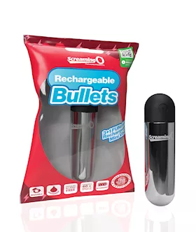 Screaming O Rechargeable Bullets - Silver