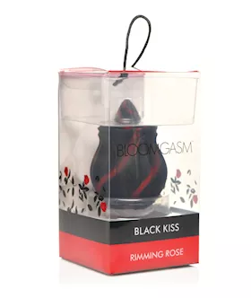 Bloomgasm The Rose Fondle 10x Massaging Clit Stimulator - Black