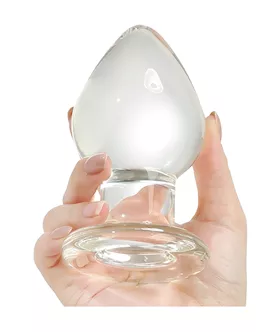 Wide Glass Butt Plug