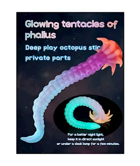 Glowing Tentacle Fantasy Dildo