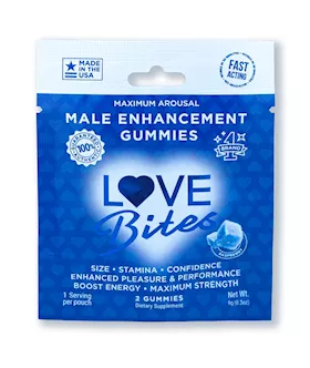 Love Bites  Male Enhancements Gummies  2 pcs per pack