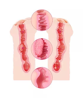 Eighteen Series Tattoo Dual Layer Masturbator