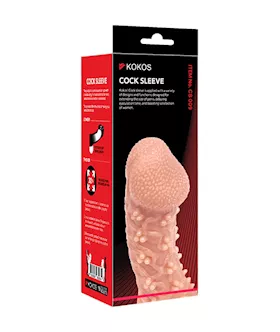 Dotted Veins Cock Sleeve Large