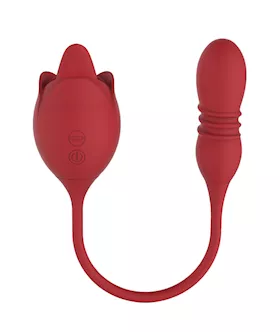 Licking Flower Vibe With Thrusting Love Egg