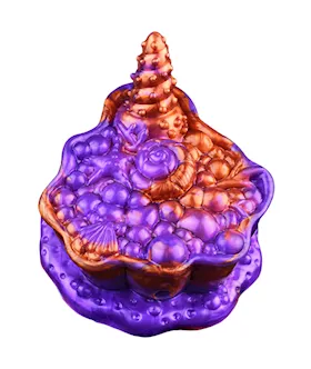 Seashell Remote Controlled Vibrating Fantasy Grinder