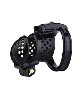 Trapped Chastity Cage