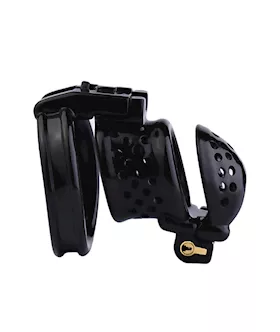 Trapped Chastity Cage