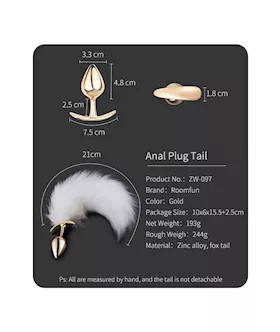 Luxury Fox Tail Butt Plug