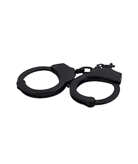 Black Metal Handcuffs
