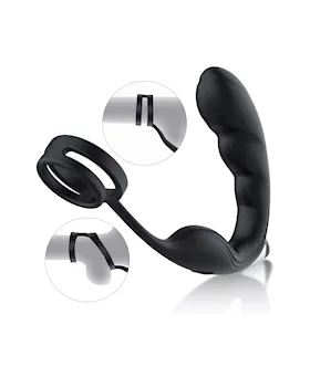 Oasis Prostate Vibrator With Cock Ring