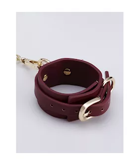 Faux Leather Handcuffs