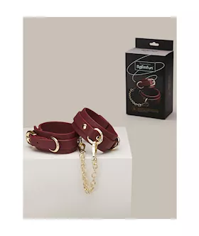Faux Leather Handcuffs