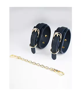 Faux Leather Handcuffs