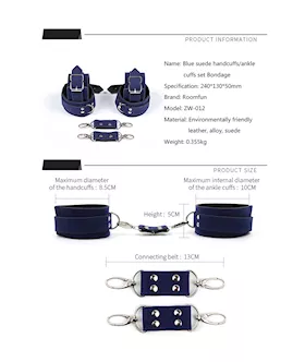 Luxury Suede Restraint Set