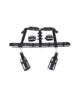 Thigh Harness With Wrist Cuffs Set