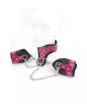 Collar And Mittens Restraint Set