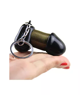Slinky Cock Key Ring
