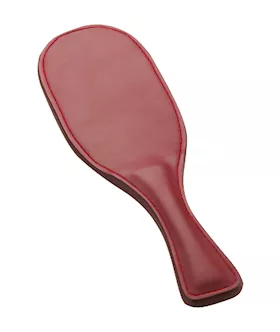Spanking Round Leather Paddle