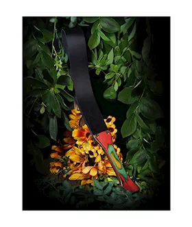 Colourwood Leather Paddle