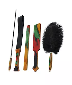 Colourwood Leather Paddle