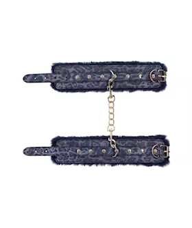 Sex And Mischief Cougar Fur Handcuffs