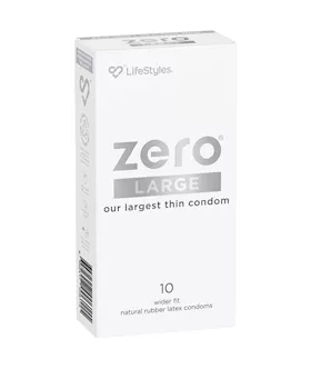 Lifestyles Zero Large Condoms 10 Pack
