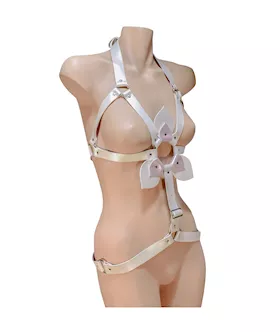 Leather 13 Magnolia Luxury Full Body Harness