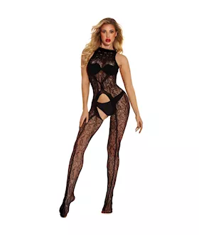 Entice Cat Eye Bodystocking