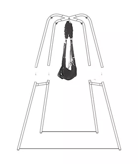 Swept Bondage Sex Swing