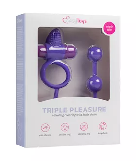Easytoys Triple Pleasure Couple's Vibrator