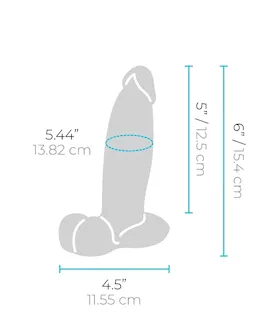 B Vibe Slipskin Girthy Realistic Dildo