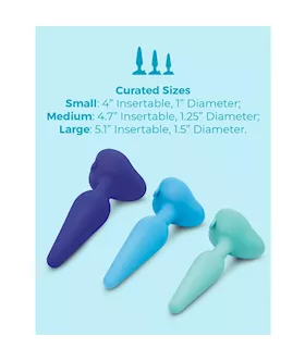 B Vibe 3 Piece Anal Training Kit