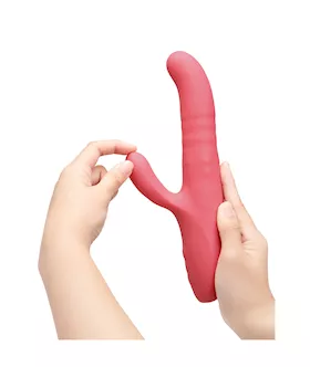 Le Wand Thrust Rechargeable Thrusting Rabbit Vibrator