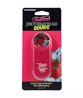Goodhead Juicy Head Spray To-go - Sour Strawberry