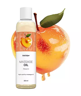 Satisfyer Massage Oil Peach 250ml