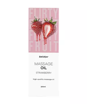 Satisfyer Massage Oil Strawberry 250ml