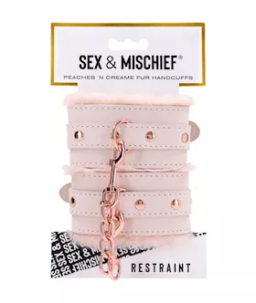 Peaches N Creame Fur Handcuffs