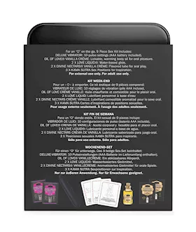 Vanilla Crème Vibrator Weekender Kit