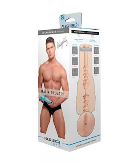 Fleshjack Boys Malik Delgaty Jackhammer Anal Masturbator