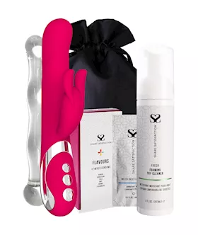 Amore Lina Rotating Rabbit Vibrator  Essentials Bundle