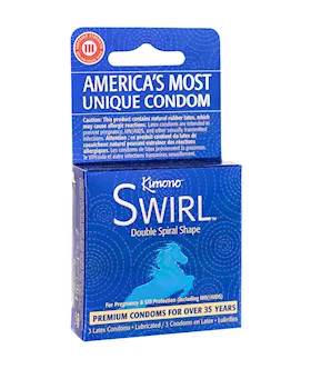 Kimono Swirl Condoms 3pk