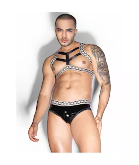 Chained Up Top And Underwear Set