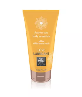 Shiatsu White Tea Peach Flavoured Love Lubricant 75ml